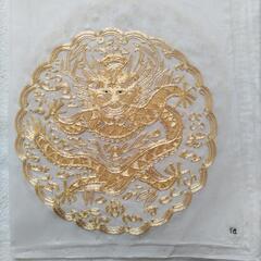 韓国刺繍　金龍
