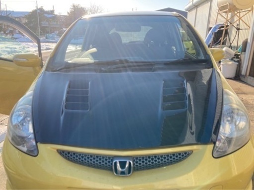 ホンダ GDフィット カーボンボンネット