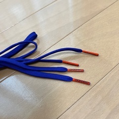 adidas  adizero  紐　ブルー　120cm  一足分の画像