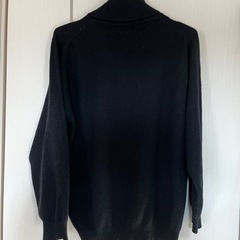 カシミア  タートルネックセーター　Lサイズの画像