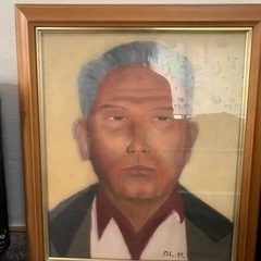 絵画　木の額縁