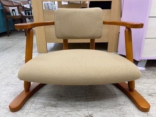 【愛品館 江戸川店】無限工房 かに座椅子 ID：150-049418-007