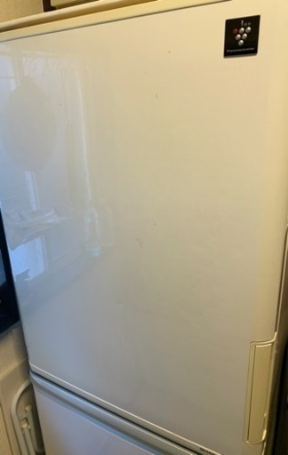 【SHARP】冷蔵庫　350L 自動製氷機能付