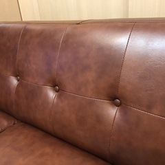 【期間限定】NOCE ノーチェ  本革3人掛けソファの画像