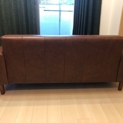 【期間限定】NOCE ノーチェ  本革3人掛けソファの画像