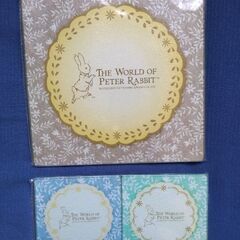 優待品ピータラビット/タオルと強化ガラス製器具の画像