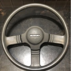 スズキ　ジムニー　SJ30 純正ハンドル 希少】☆スズキジムニー☆SJ30純正ステアリング☆JA11.JA22☆