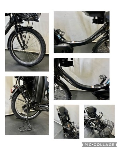 関東全域送料無料 保証付き 電動自転車　ヤマハ　パスバビーアン　新型　20インチ 3人乗り 12.8ah 黒