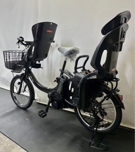 関東全域送料無料 保証付き 電動自転車　ヤマハ　パスバビーアン　新型　20インチ 3人乗り 12.8ah 黒