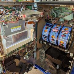 パチスロ実機 初代 蒼天の拳 コイン不要機 ID：126-011799-007