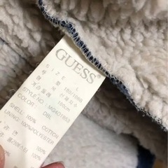guess ボア付きデニムジャケットの画像