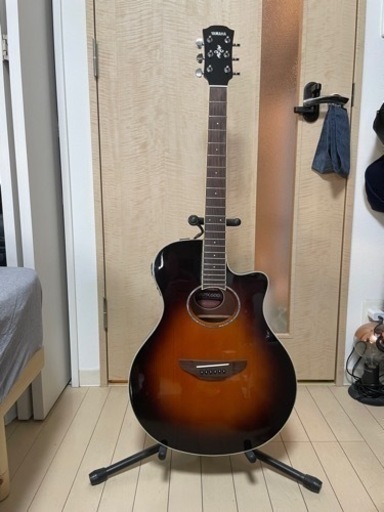 ギター　YAMAHA APX600 plus パークとスタンド