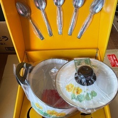 新品　未使用　鍋　スプーンセット　象印