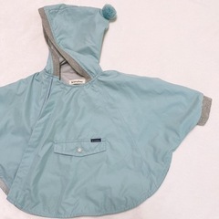 ブランシェス　ポンチョ風アウター　70〜90 美品