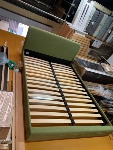 ダブルベッドマットレス付き、取り組みまで周辺20km