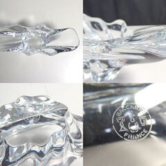 未使用保管品 Baccarat アッシュトレイ キャンディボックス 幅18cm