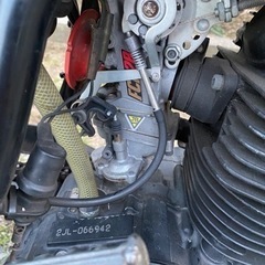 商談中！✨️希少部品・新品フルフェイスヘルメット付き✨️YAMAHA tw200 ロングスイングアームの画像