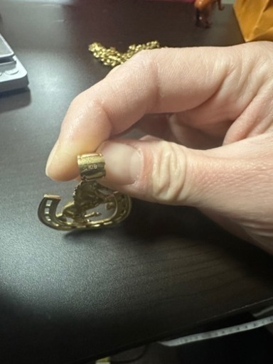 本物の18金　ネックレスとペンダント　116.9g 66cm