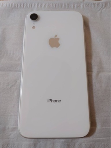 美品 iPhone XR ホワイト白 128GB