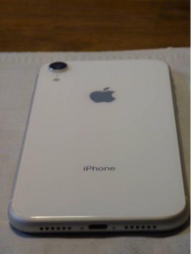 美品 iPhone XR ホワイト白 128GB
