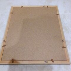 木製フレーム　表面ガラス張りの画像