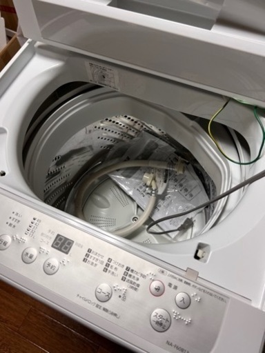 Panasonic 2020年　洗濯機　6.0kg 消毒済み