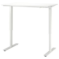 IKEA スタンディングデスク ホワイト 160cm マット付き