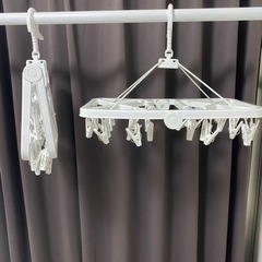 24ピンチ　洗濯角ハンガー　2個セット