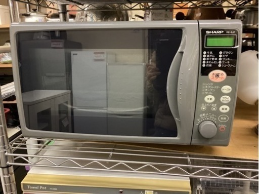 万代店　電子レンジ　RE-SJ7 角皿付き