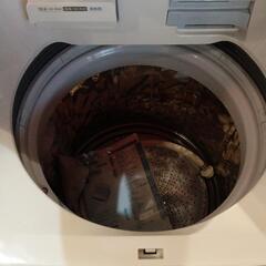 【売約済み】2019年超美品　洗濯8kg/乾燥4.5kg　縦型ドラム洗濯乾燥機　ガラストップ　内蓋レスの画像