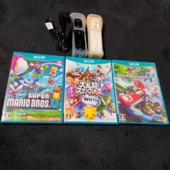 Wii U　ソフト三点セットの画像