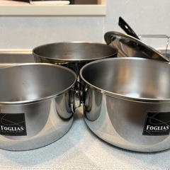 フォリアス　ワンタッチクッカー鍋3点セット　IH対応