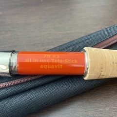 フライフィッシングロッド　オールインワン・テレスティック　 7ft #3/ ブラウン 未使用品の画像