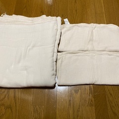 無印良品　布団枕カバー　ダブル用