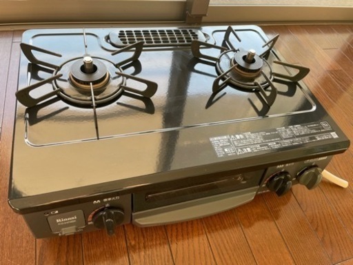 【Rinnai】ガスコンロ KG34NBKR 都市ガス用