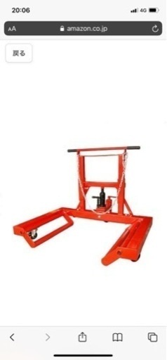 トラックタイヤドーリー 油圧ジャッキ