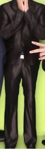 ブラックスーツ上下セット　L size