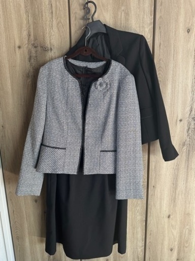 レディース　フォーマルスーツ　５点セット　19号