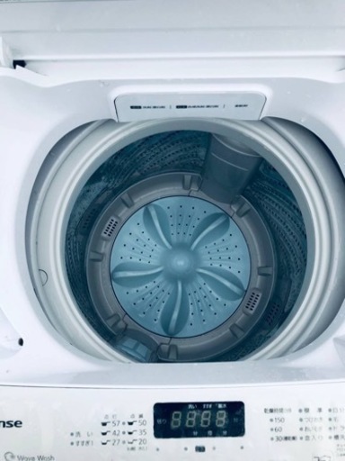 ⑤✨2019年製✨1407番Hisense✨電気洗濯機✨HW-DG80B‼️