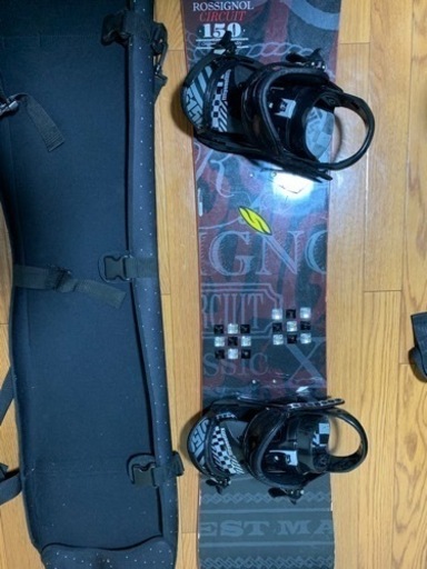 スノーボード ビンディング、ソフトケース付き