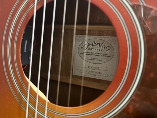 【SOLD】アコギ アコースティックギター Stafford SF-3F/CS