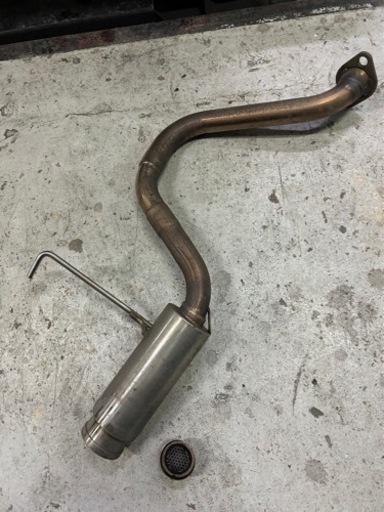 ホンダ バモス マフラー  バズーカタイプ