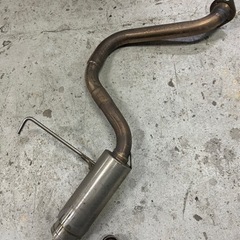 ホンダ バモス マフラー  バズーカタイプ