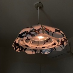 ステンドグラス風 照明器具 ライト 電気 ランプの画像