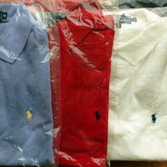 ラルフローレンポロシャツ（各色）Ｍ・L　各3,000