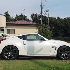 決まりましたので終了します。たくさんの「お気に入り」ありがとうございました。最終値下げしますご相談ください。また3月中に限り諸費用も頂きません。車検が近くなってきたので更に値下げしました。198万→180万→169万→最終130万からもう少し値下げしますσ(￣▽￣)Z34フェアレディZバージョンTフルエアロ＋GTウイング、ブリッツ車高調、35GT-R20インチホイールの画像