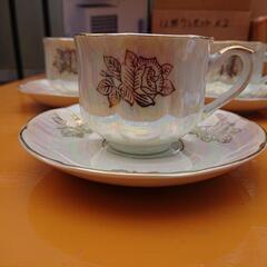 未使用 パール系 ティーカップ5セットの画像