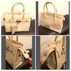 オフホワイト ハンドバッグ 難あり