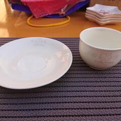 未使用 キティ皿付き ティーカップ④の画像