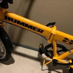 HUMMER 折りたたみ式自転車 変速機付 イエロー黄色